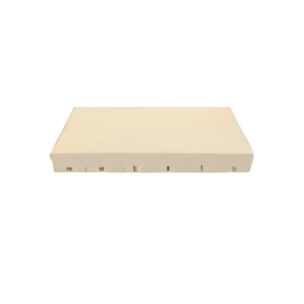 Beige rektangulær minneskummadrass topper fra Bryggeelement 1,5M X 3M