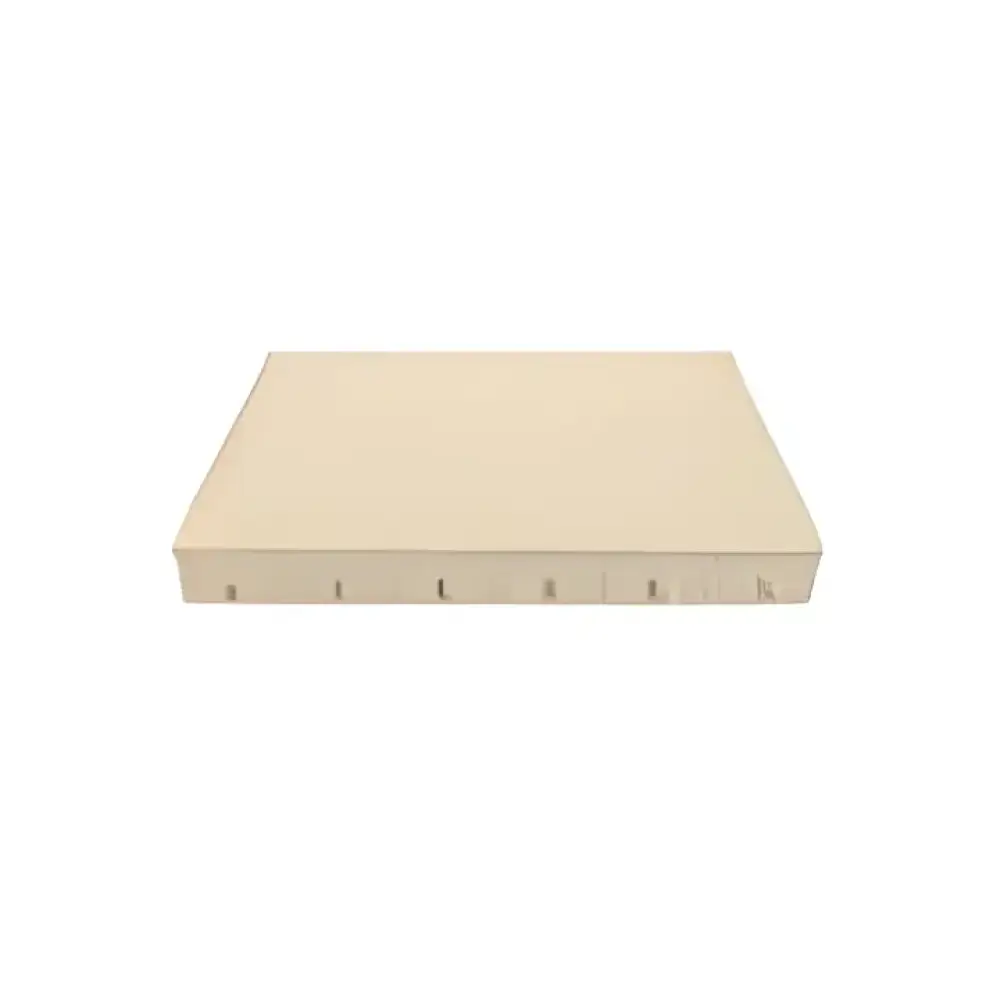 Beige memory foam mattress topper with textured surface in 2M X 3M BRYGGEELEMENT