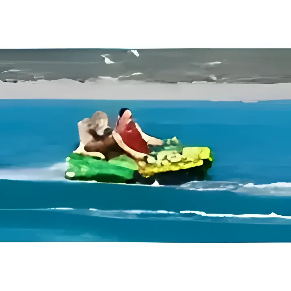 Inflatable towable tube med ryttere til vannacting for Spinera Just Fun 2