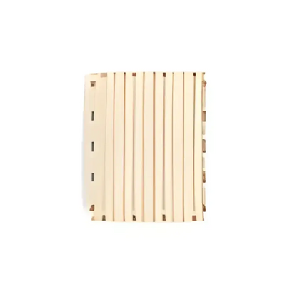 Beige trepall med parallelle planker fra produktet 2,5M X 2M BRYGGEELEMENT