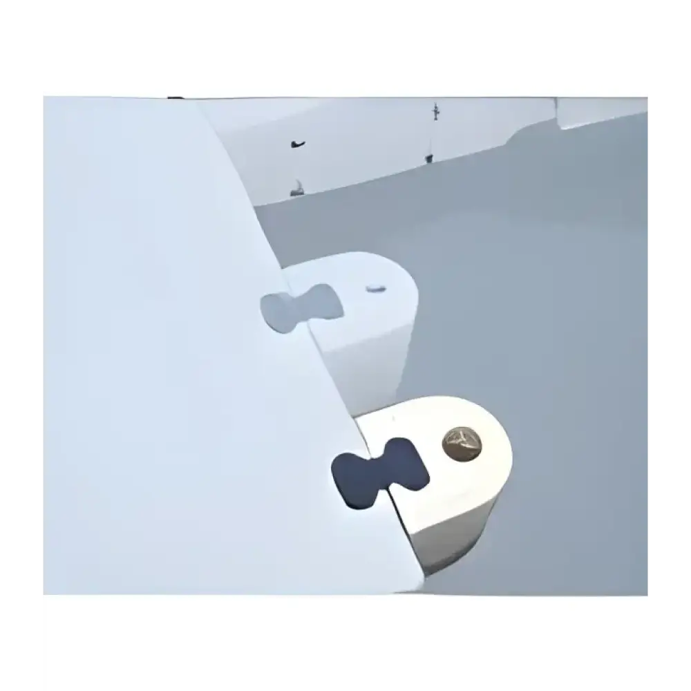 Hvit plast veggmontert sikkerhetskamera for BESLAG STANDARD 60MM RØR