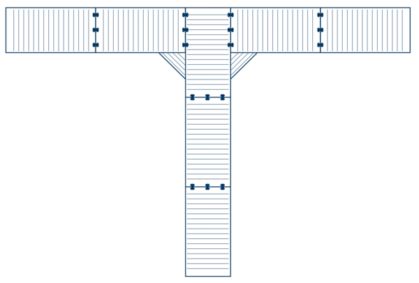 Blå plastikkbarberhøvelhåndtak med svart grep