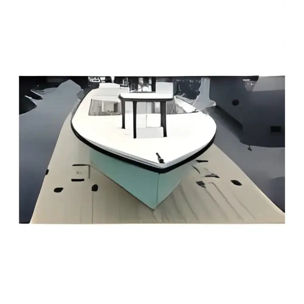 Mint green ceramic bowl with crackled glaze finish for Boatport Båtlift 20 fot