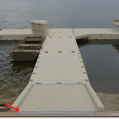 Poly Gangway Hinge to Dock Section - Landgang